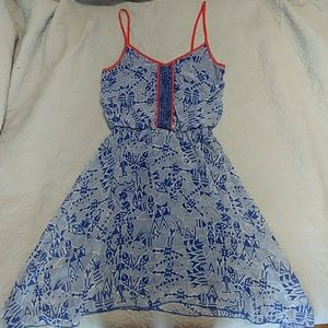 Shark-bite hem sun dress